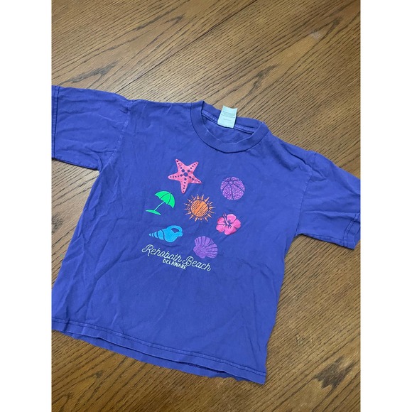 Deleware Beach Kids Shirt Size 10/12 - Picture 1 of 4